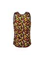 Anais Men Banana - Top Smanicato con Fantasia Labbra e Banane Taglia S