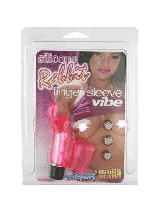 Sevencreations - Vibratore Stimolatore da Dito Rabbit in Silicone
