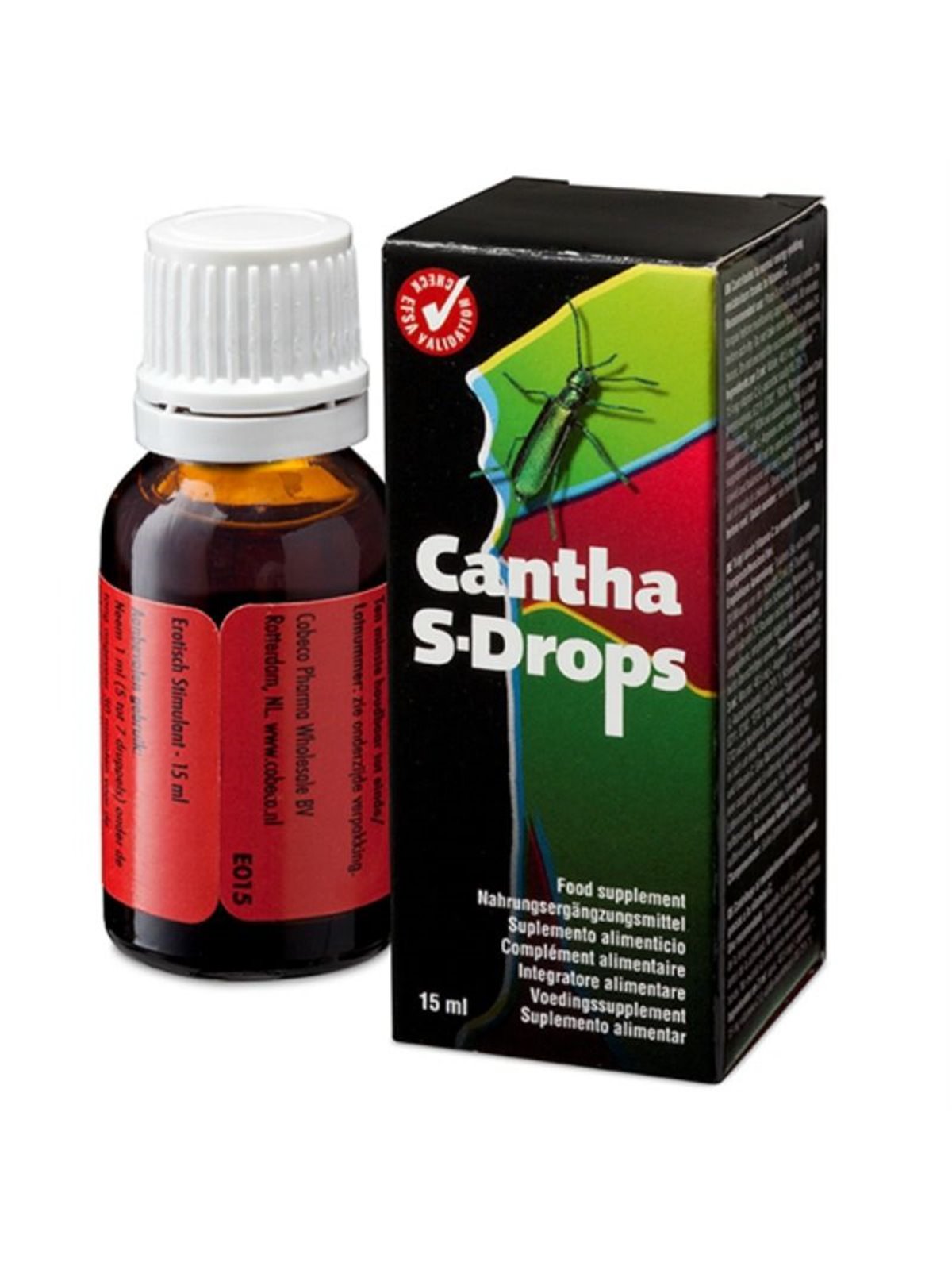Cobeco Cantha S-Drops - Integratore per il Desiderio Sessuale 15 ML