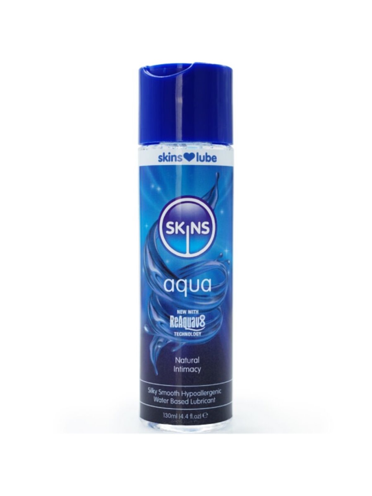 Skins Aqua - Lubrificante a Base d'Acqua Inodore e Trasparente 130 ML