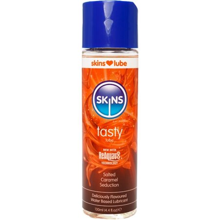 Skins Tasty - Lubrificante Intimo Aroma Caramello Salato 130 ML