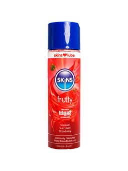 Skins Fruity - Lubrificante a Base d'Acqua Aroma Fragola 130 ML