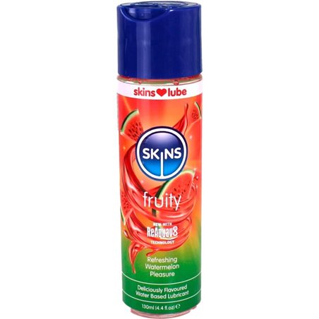 Skins Fruity - Lubrificante a Base d'Acqua Aroma Anguria 130 ML