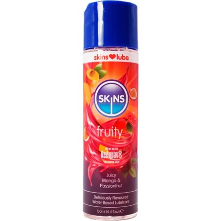 Skins Fruity - Water-Based Lubricant with Mango and Passionfruit Flavor 130 ML