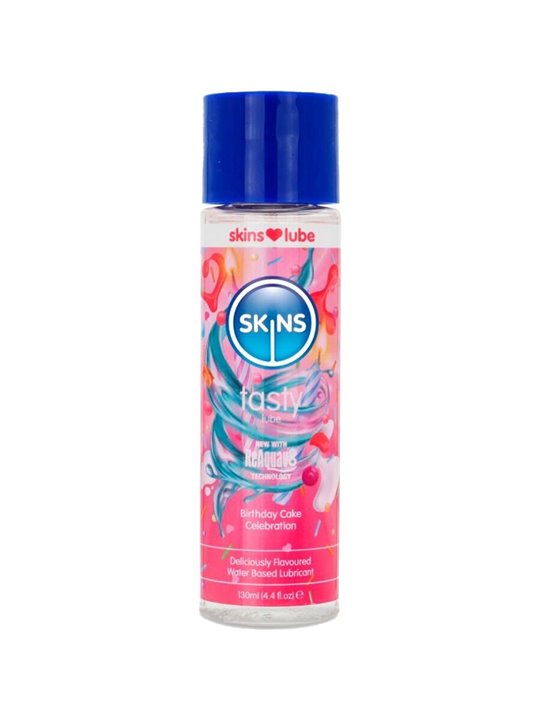 Skins Tasty - Lubrificante Intimo Aroma Birthday Cake 130 ML