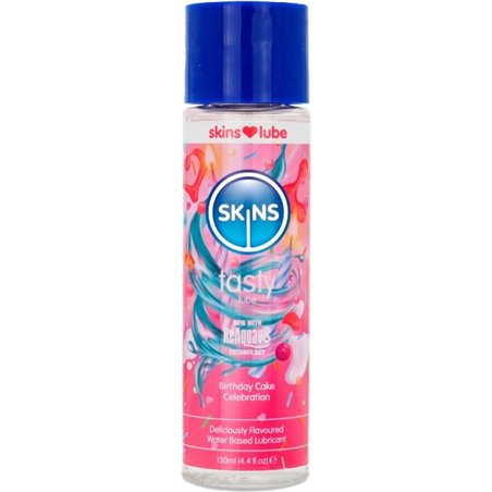 Skins Tasty - Lubrificante Intimo Aroma Birthday Cake 130 ML