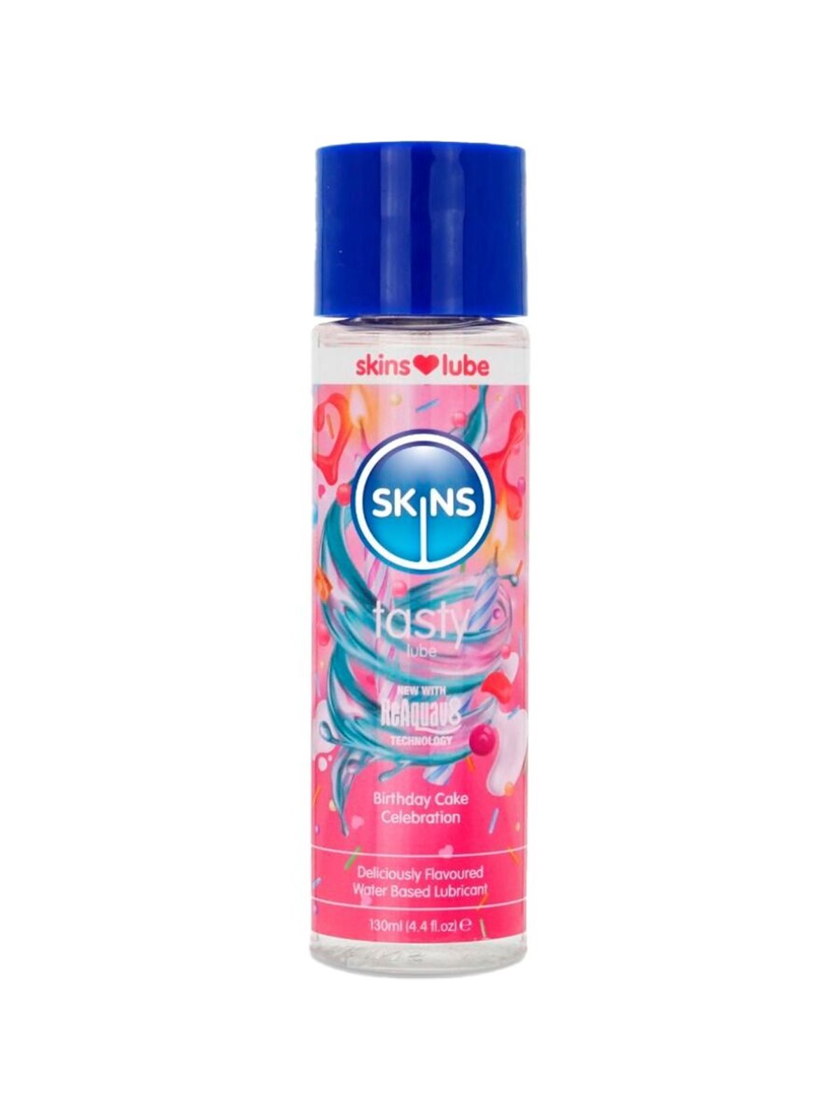 Skins Tasty - Lubrificante Intimo Aroma Birthday Cake 130 ML