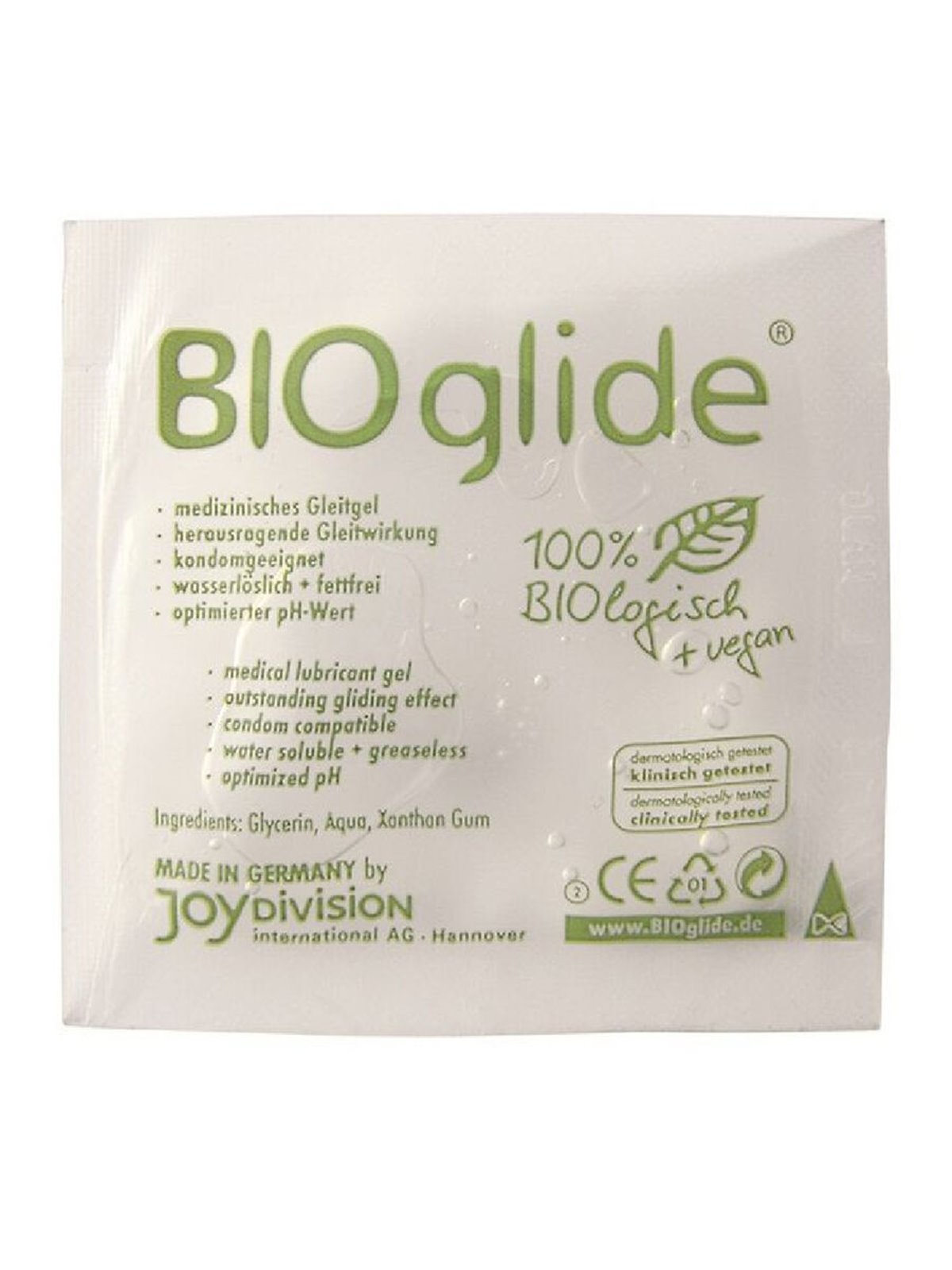 Bioglide - Natural Water-Based Intimate Lubricant 3 ML