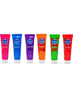 Skins - Set di 6 Lubrificanti Intimi Setosi Assortiti 6 x 12 ML