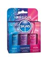 Skins - Set di 3 Lubrificanti Intimi Setosi Assortiti 3 x 12 ML