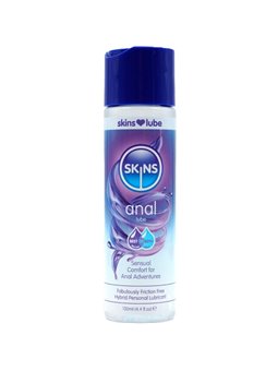 Skins Anal - Lubrificante Anale Ibrido a Base di Acqua e Silicone 130 ML