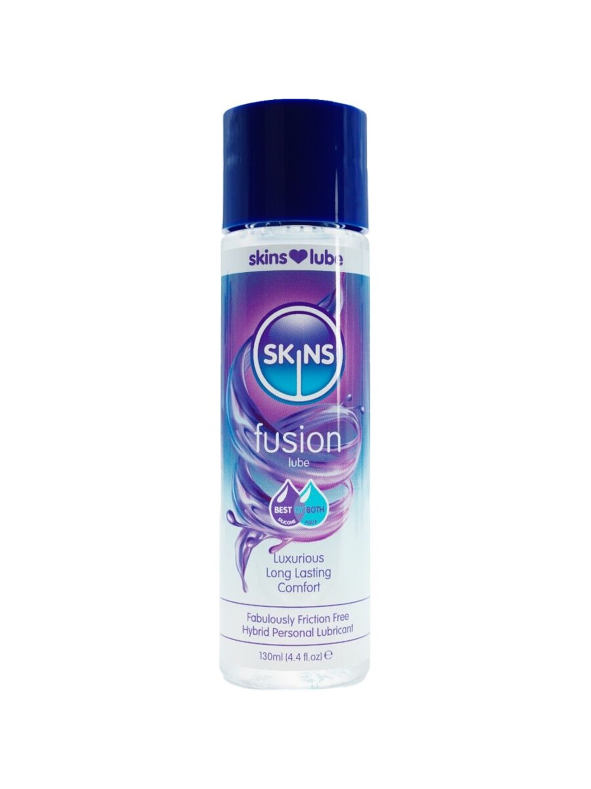 Skins Fusion - Lubrificante Ibrido a Base di Acqua e Silicone 130 ML
