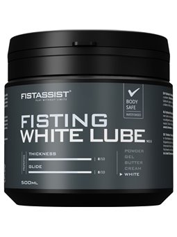Cobeco Fist Assist - Crema Bianca Extra Densa per Fisting 500 ML