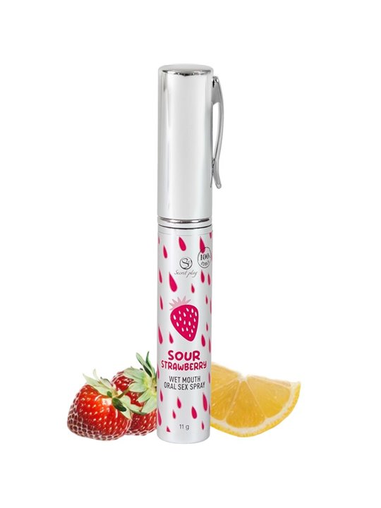 Secretplay Oral Sex - Strawberry Flavored Refreshing Spray for Oral Sex