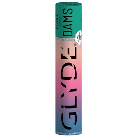 Sheer Glyde Dams - Mint Flavored Oral Sex Condoms