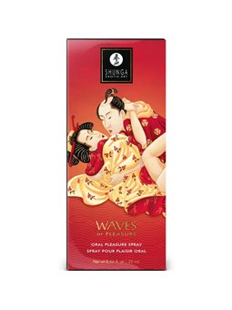 Shunga Waves of Pleasures - Strawberry Flavored Oral Sex Spray 20 ML