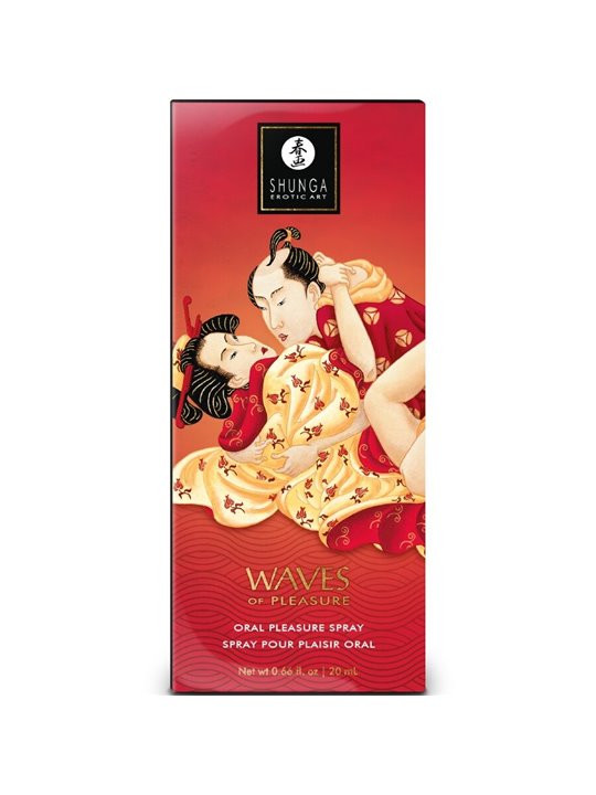 Shunga Waves of Pleasures - Spray alla Fragola per Sesso Orale 20 ML