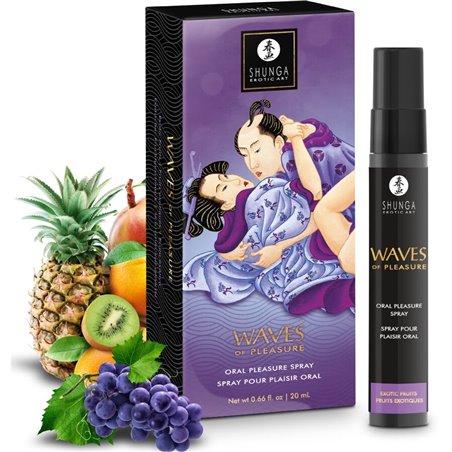 Shunga Waves of Pleasures - Exotic Fruit Flavored Oral Sex Spray 20 ML