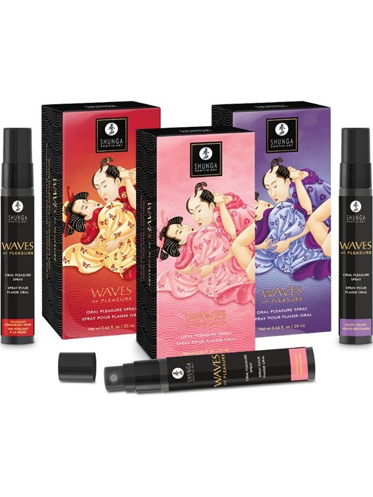 Shunga Waves of Pleasures - Watermelon Spray for Oral Sex 20 ML