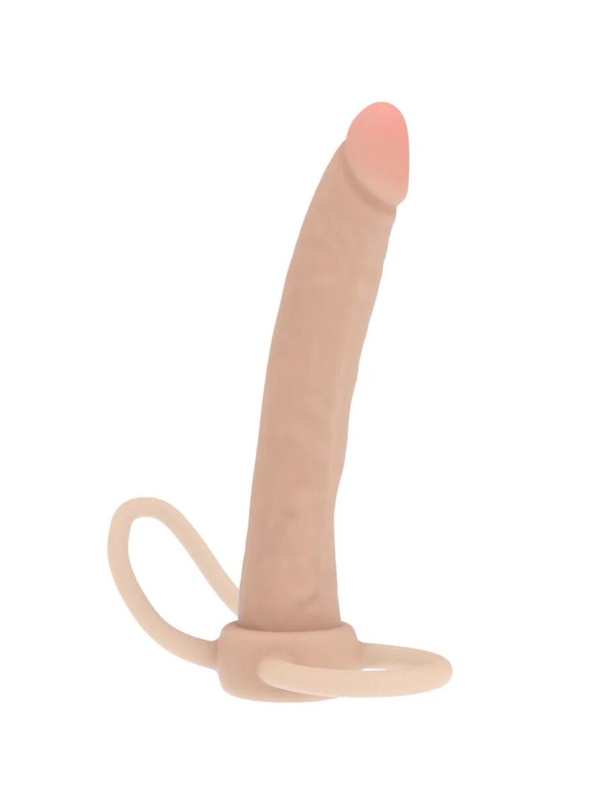 Get Real Double Trouble - Doppio Anello Fallico con Dildo Anale 16 Cm