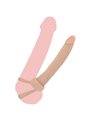 Get Real Double Trouble - Double Cock Ring with Anal Dildo 16 cm