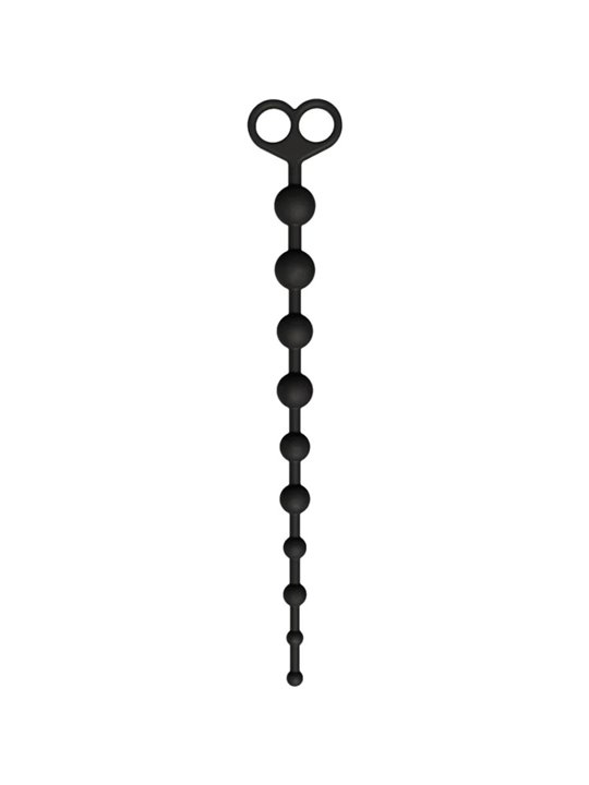 Toyjoy P- Perline Anali Flessibili in Silicone Nero 38 Cm