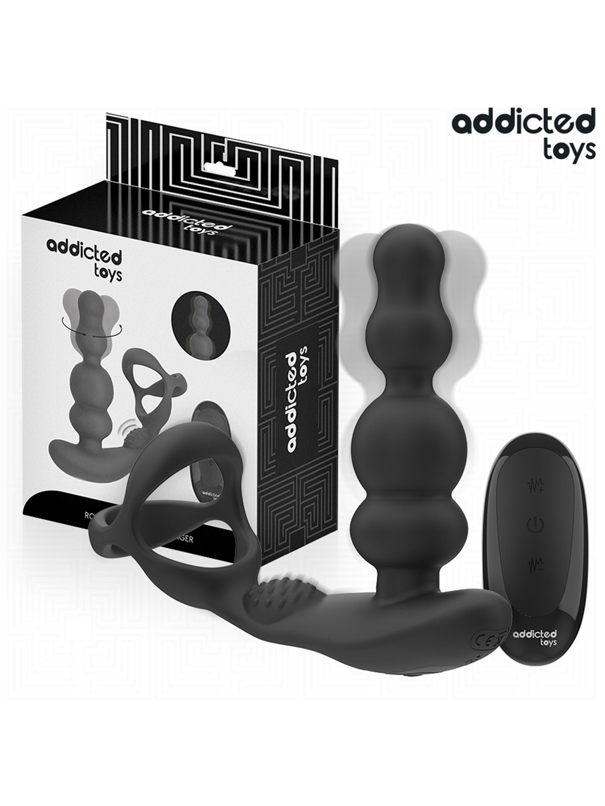 Addicted Toys - Rotating Prostate Massager with Remote Control