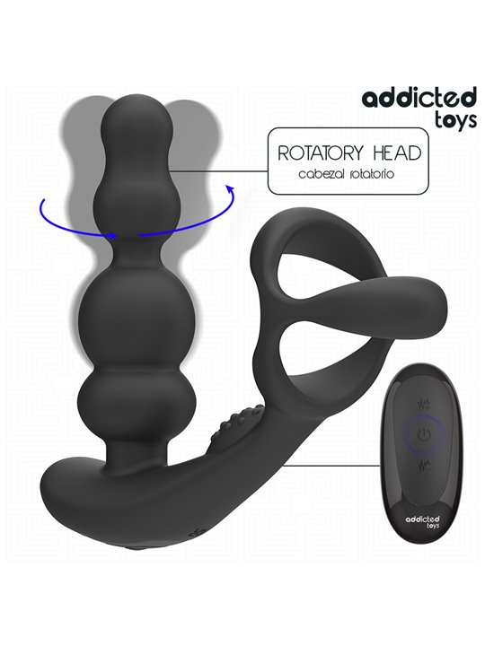 Addicted Toys - Rotating Prostate Massager with Remote Control