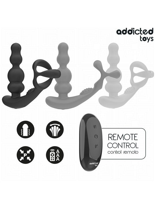 Addicted Toys - Rotating Prostate Massager with Remote Control