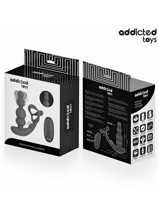 Addicted Toys - Rotating Prostate Massager with Remote Control