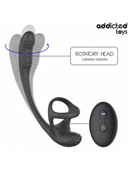 Addicted Toys - Vibrating Anal Plug with Testicle Stimulator
