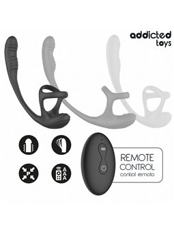 Addicted Toys - Vibrating Anal Plug with Testicle Stimulator