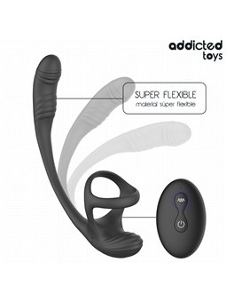 Addicted Toys - Vibrating Anal Plug with Testicle Stimulator
