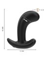 Intense Chandler - Vibratore Anale in Silicone Nero con Telecomando