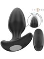 Intense Joey - Black Silicone Vibrating Anal Plug with Remote Control