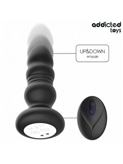Addicted Toys - Plug Anale Rotante e Vibrante con Led e Telecomando