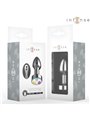 Intense - Vibrating Anal Plug with LED Lights and Remote Control Size S