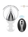 Intense - Vibrating Anal Plug with LED Lights and Remote Control Size S