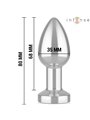 Intense - Vibrating Anal Plug with LED Lights and Remote Control Size S