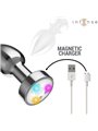 Intense - Plug Anale Vibrante con Luci Led e Telecomando Taglia S
