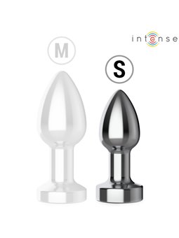 Intense - Plug Anale Vibrante con Luci Led e Telecomando Taglia S