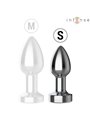 Intense - Vibrating Anal Plug with LED Lights and Remote Control Size S