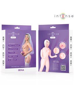 Intense Irina - Bambola Gonfiabile in PVC con 3 Orifizi e Seno 3D