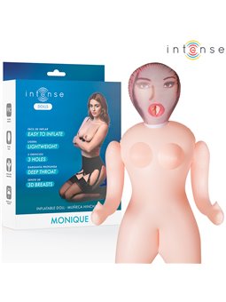 Intense Monique - Inflatable PVC Doll with 3 Orifices and 3D Breasts