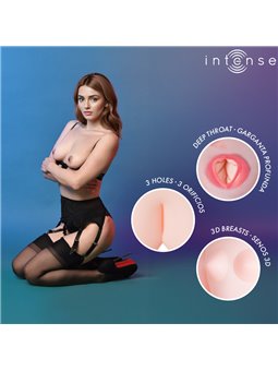Intense Monique - Inflatable PVC Doll with 3 Orifices and 3D Breasts