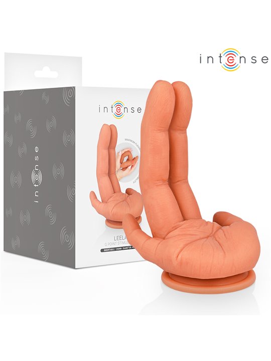 Intense Leela - Flexible Silicone Hand G-Spot Stimulator Dildo