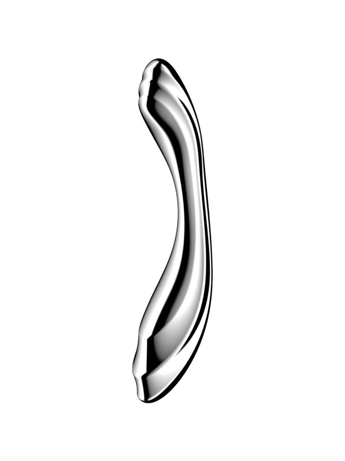 Satisfyer Pure Gravity 2 - Dildo Punto G in Acciaio a Doppia Estremità