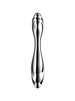 Satisfyer Pure Gravity 2 - Dildo Punto G in Acciaio a Doppia Estremità