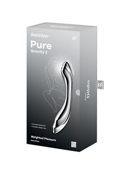 Satisfyer Pure Gravity 2 - Dildo Punto G in Acciaio a Doppia Estremità