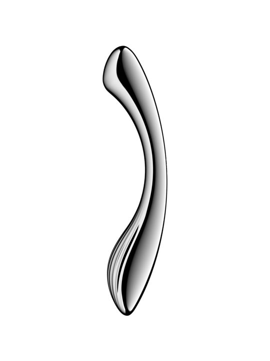 Satisfyer Pure Gravity 1 - Dildo Punto G in Acciaio a Doppia Estremità